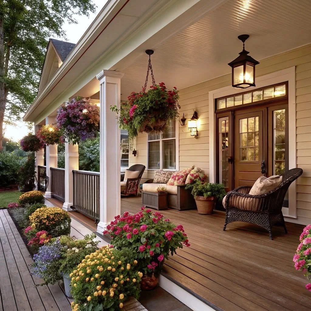 teras rumah idaman masa kini