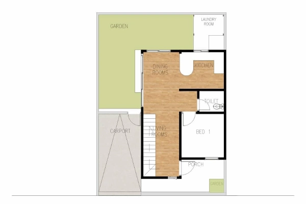 Denah Rumah Tumbuh Vertikal