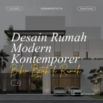 Desain Rumah Modern Kontemporer
