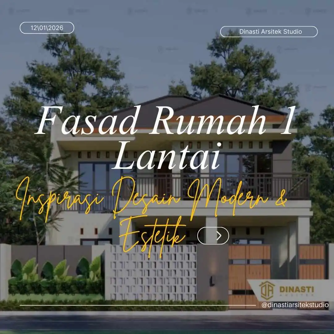 Fasad Rumah 1 Lantai