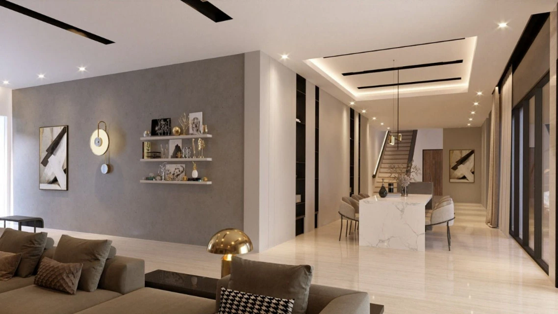 Desain Rumah 6x12 2 Kamar dengan Konsep Open Space