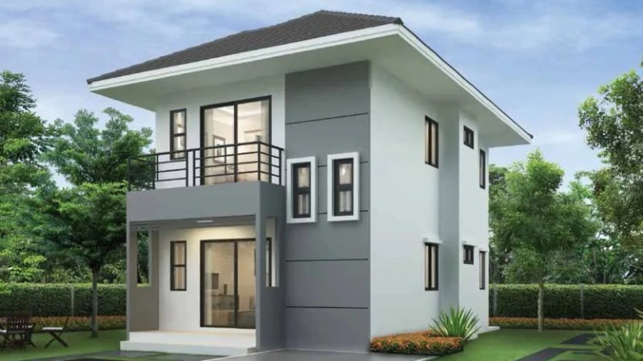 Desain Rumah 6x12 Tampak Depan yang Simpel tapi Elegan