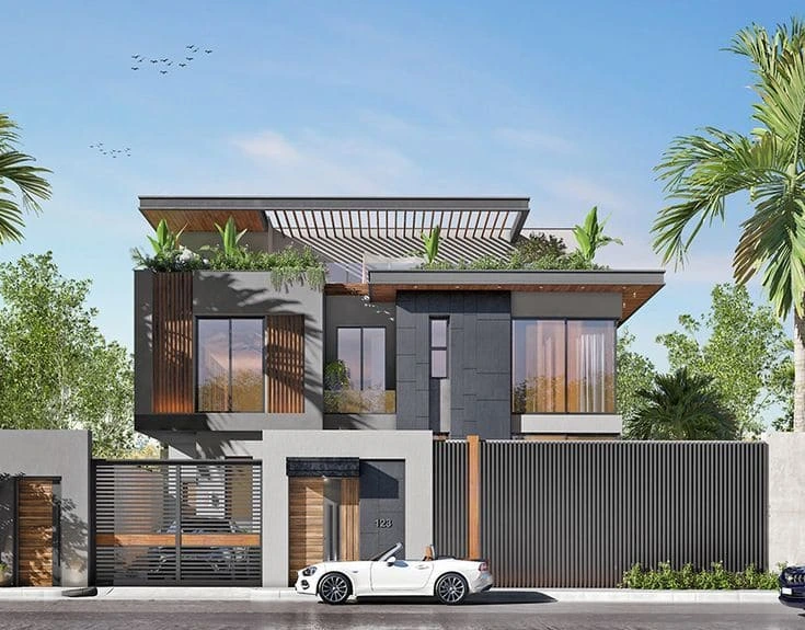 Desain Rumah 2 Lantai untuk Keluarga Modern