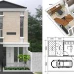 Keren Parah! Desain Rumah 2 Lantai Garasi Dibawah yang Maksimalkan Setiap Ruang