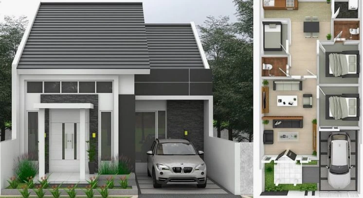 Model Rumah Minimalis Biaya Murah yang Bisa Ditiru