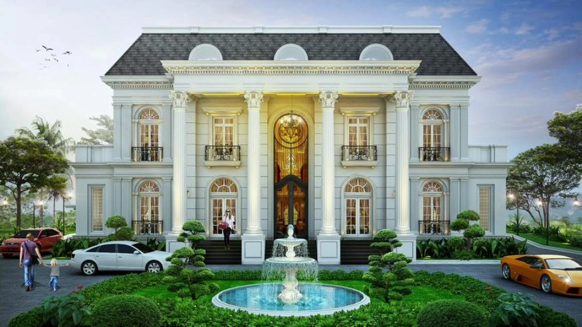 Rumah Megah Mewah Perpaduan Kemewahan dan Prestise
