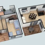 Desain Rumah 6x8 Kamar 2: Inspirasi Minimalis Modern, Nyaman & Hemat Biaya