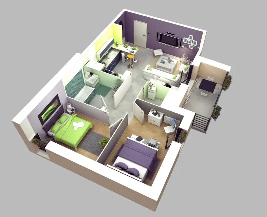 Kenapa Desain Rumah 6x8 Kamar 2 Banyak Diminati?