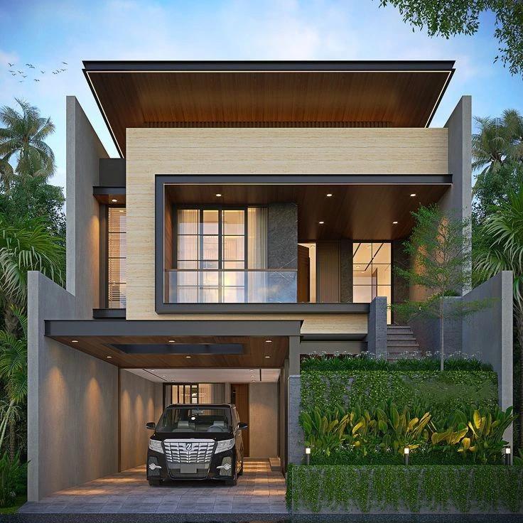 11+ Inspirasi Desain Rumah Tropis yang Mewah dan Modern