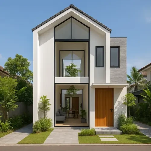 Desain Rumah 6x10 Memanjang yang Lagi Tren, Cocok untuk Keluarga Modern