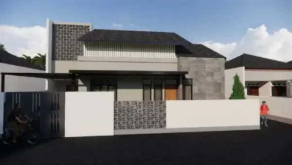 Desain Rumah Hook 1 Lantai