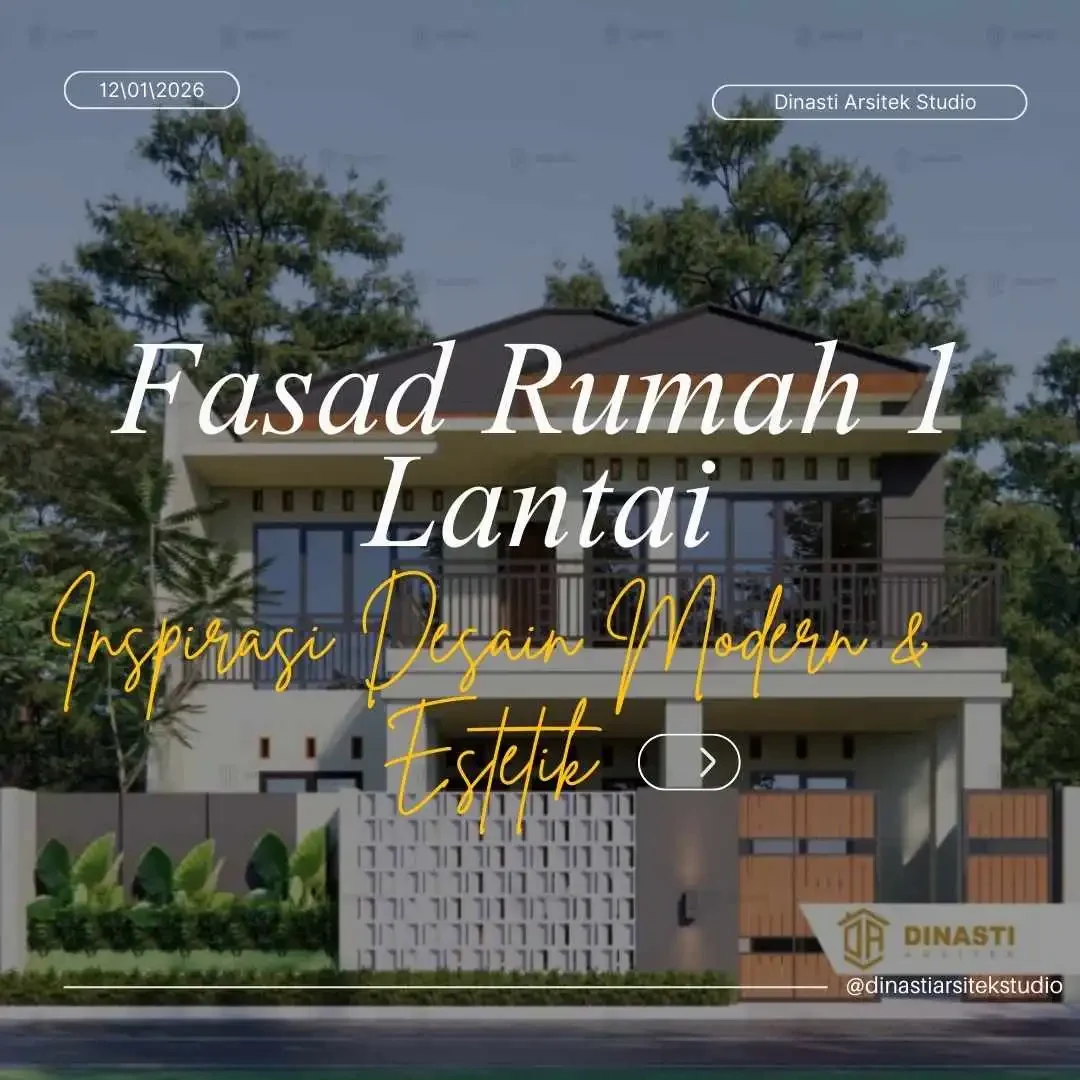 Fasad Rumah 1 Lantai