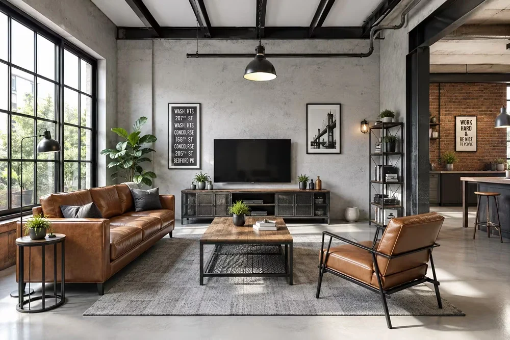 Rumah Terasa Membosankan? Coba Konsep Interior Rumah Industrial yang Simpel tapi Mewah
